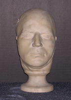 Phrenology cast of head of William Teller, 1833