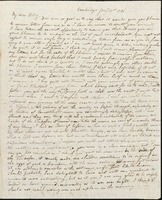 Letter from Mary C. Ware to Elizabeth Watson (Waterhouse) Ware