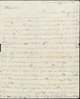 Letters from Benjamin Waterhouse (1797-1843) to Elizabeth Watson (Waterhouse) Ware