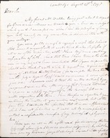 Letter from Benjamin Waterhouse to David Howell