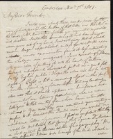 Letter from Benjamin Waterhouse to John Coakley Lettsom