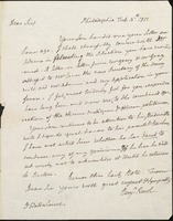 Letter from Benjamin Rush to Benjamin Waterhouse