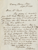 Letter from Oliver Wendell Holmes to Harold C. Ernst