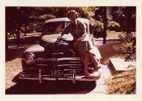 Mary Ellen Avery with car