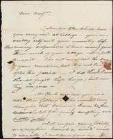 Letter from John Fothergill Waterhouse to Benjamin Waterhouse