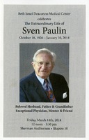 Sven Paulin&#039;s Beth Israel Deaconess Medical Center memorial program