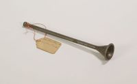 Metal monaural stethoscope, 19th century