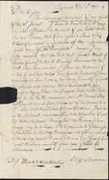 Letter from Elizabeth Spooner to Elizabeth Watson (Waterhouse) Ware