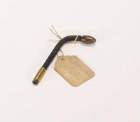 Small olive-shaped cautery iron, late 19th century-Early 20th century