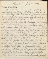 Letter from Louisa (Lee) Waterhouse to William Ware