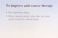 Improve anti-cancer therapy