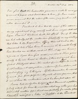 Documents from Benjamin Waterhouse to Harvard University