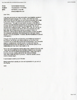 Email  from Herbert L. Abrams, responding to Sven Paulin&#039;s birthday letter