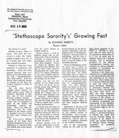 &quot;&#039;Stethoscope Sorority&#039;s&#039; Growing Fast&quot;