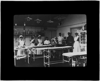 Nurses and staff in an operating room