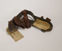 Nighttime leg brace for a 5-6 year old child, 1880-1898