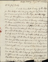 Letter from Benjamin Waterhouse (1797-1843) to Benjamin Waterhouse (1754-1846) and family