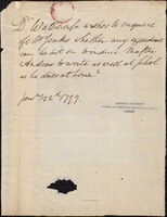 Letter from Benjamin Waterhouse to William Jenks