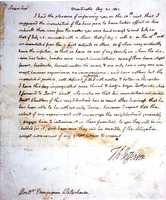 Autograph Letter Signed from Thomas Jefferson, Monticello, Virginia, to Benjamin Waterhouse, Cambridge, Massachusetts