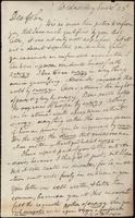 Letter from Benjamin Waterhouse to John Fothergill Waterhouse