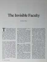 First page of &quot;The Invisible Faculty&quot; by Eleanor Shore
