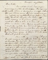 Letter from John Fothergill Waterhouse to Andrew Oliver Waterhouse