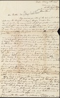 Letter from Mary (Waterhouse) Ware to John Fothergill Waterhouse