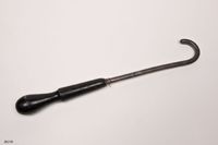 Blunt hook with wooden handle, 19th century