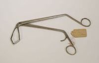 Dundas Grant guarded laryngeal forceps, 1870-1917