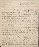 Letter from Benjamin Waterhouse to John Luzac