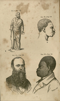 Frontispiece of Negroes and Negro slavery : the first an inferior race: the latter its normal condition by J. H. Van Evrie.