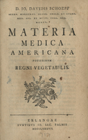Materia medica Americana potissimum regni vegetabilis