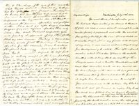 Autograph letter signed : Washington, D.C., to [Abby Ann Newbold Cox, New York, N.Y.?]