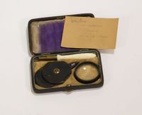 Wecker ophthalmoscope, late 19th century