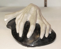 Seven-fingered hand cast &quot;mirror hand,&quot; 1853 [WAM 00917]