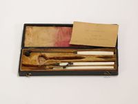 Ophthalmic surgery case, 19th century