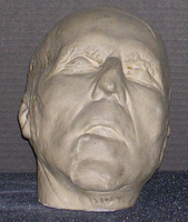 Phrenology cast of head of Mark Winslow, 1835