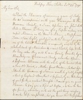 Letter from John Halliburton to Benjamin Waterhouse